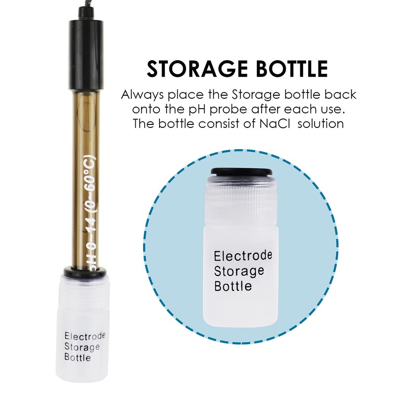 High Accuracy Combination pH Electrode for Continuous pH Monitoring, 0-14