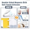 4 Pack Magnetic Silicone Shower Curtain Clips to Keep Liner