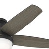 Hunter Fan 48 Inch Black Ceiling Fan with LED Light