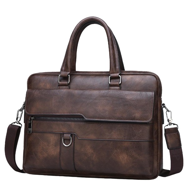 Noverst Men's Business Bag, Large Capacity, Compatible with 15.6 Inch