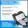 A ABSOPRO Rear Trunk Latch Lock Actuator for Hyundai Elantra