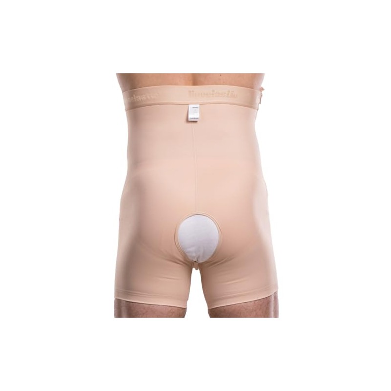 LIPOELASTIC® VHmm Comfort - Man post-operative compression garment (Black, 3XL)