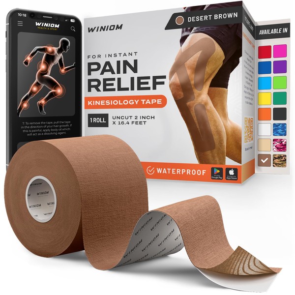 Kinesiology Tape-Incredible Support for Athletic Sports and Recovery+Free Taping Guide-Uncut