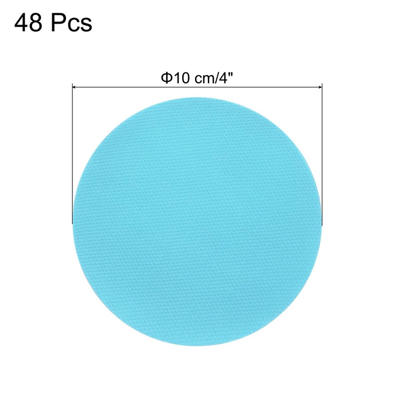 sourcing map 48 Pcs Carpet Spot Markers, 4 Inch Circle