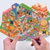 1 Sets DIY 3D Fun Large Size House Sticker Scenes