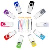 (NOT 512GB) Flash Drive 512MB USB 2.0 10 Pack Swivel