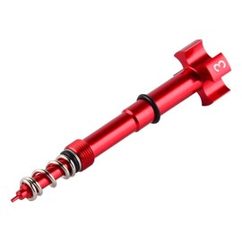 NICECNC Red Universal Air/Fuel Mixture Screw Adjuster Keihin FCR Carb Motorcycle Compatible with Honda Yamaha Kawasaki Suzuki CRF YZF WR KXF KLX RMZ,See Fitment