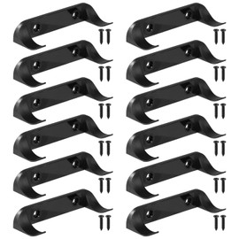 NQEUEPN 12pcs Car Display Holder Wall Mount Bracket, Toy Car Display Shelves Case Stand Sturdy Vertical Wall Mount with Screws for Car Enthusiasts Compatible with Speed Champion Series