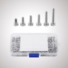120pcs 304 Stainless Steel M4 Hex Socket Cap Screws 6mm