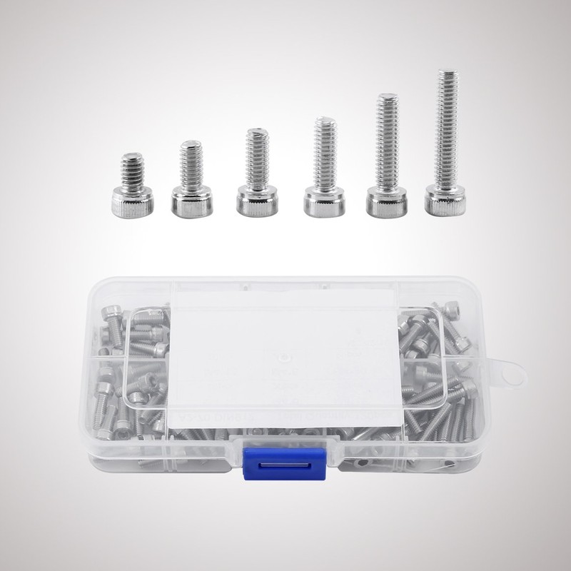 120pcs 304 Stainless Steel M4 Hex Socket Cap Screws 6mm