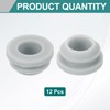 sourcing map 12Pcs Rubber Grommets, Mount Dia 10.5mm ID 7.5mm