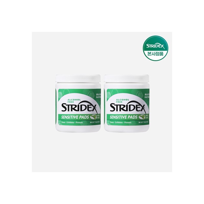 Stridex [1+1] Sensitive 90 sheets + 90 sheets / 스트라이덱스