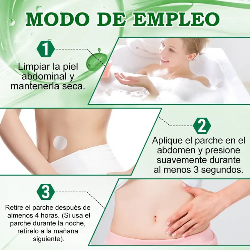 3 Paquetes De Parches Glorenda Para Moringa,parches Delgado