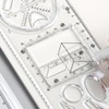 Multifunctional Drawing Ruler, Multifunctional Geometric Ruler, CuiCanfla 4 Pieces Geometric