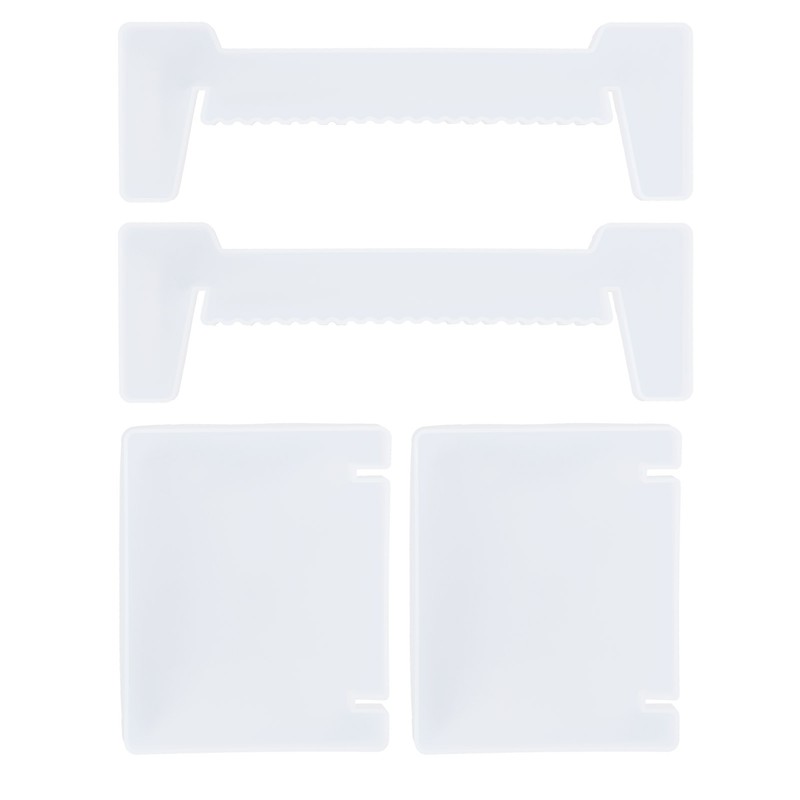 Crystal Epoxy Storage Shelf Mold Desktop Clear Silicone Die DIY