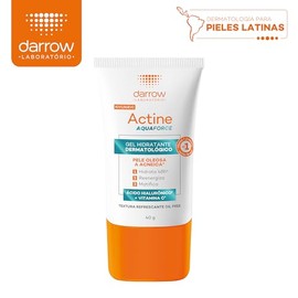 DARROW, Actine Aquaforce Gel Dermatológico Facial, Para Piel Mixta, Grasa o Acnéica, Hidratación por 48H, 40 g