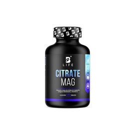B Life Citrato de Magnesio Puro | 130 cápsulas | 2400 mg por porción | Alta absorción | Adicionado con Vitamina C y Colágeno Hidrolizado | Citrate Mag