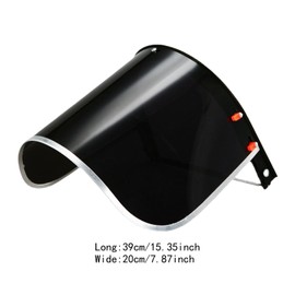 Harilla Face Shield Protective Visor Universal Professional Adjustable Face Shield for Cutting, Grinding, Weeding, Gardening, Women, Black