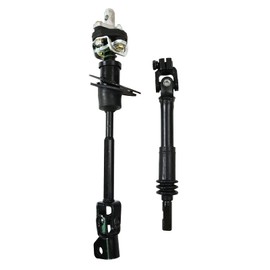 GaeaAuto Lower & Intermediate Steering Column Shaft Assembly Kit with U Joint Coupler fit for 2006-2010 Hummer H3 H3T #19256702 25900714