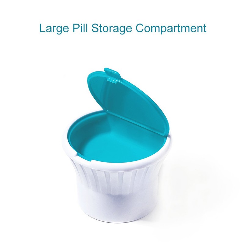Multifunction Pill Cutter, Opret 3 in 1 Pill Splitter/Crusher/Box for