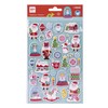 APLI Kids 18549 - EVA Rubber Christmas Snowglobe Stickers -