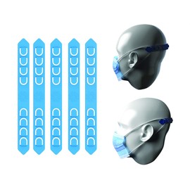 Corona Ear Protector, Face Mask Strap Adjuster, Mask Extender, Ear Savers, Strap Extension Hook, Face Cover Holder, Ear Protection Wear Headband, Reusable, 8 Adjustable sizes