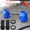 Rain Butt Connector Set, Rain Barrel Feed-Through Includes 2 Rain