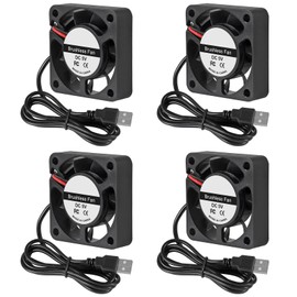 4 Pack USB Brushless Cooling Fan 40mm High Performance DC 5V Speed 4200RPM Small Appliance Series Replacement Desktop