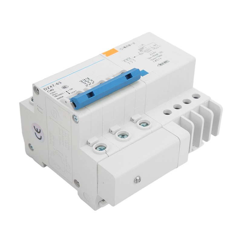 Miniature Circuit Breaker 3P and N Current Isolator DIN Rail