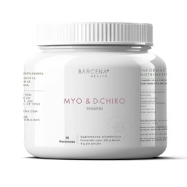 Myo & D-Chiro Inositol Mezcla Óptima 40:1 Polvo 230g 6000 mg Ingredientes Limpios y Puros,100% Naturales, Gluten Free, Sugar Free, Vegan, Sin conservadores