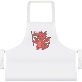 Azeeda 'Cute Welsh Dragon' Unisex Cooking Apron (AP00081706)