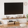 Heimlove Floating Shelves for Wall 36 Inches Long,9.3" Deep Walnut