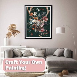 Maysurban Paint by Numbers Adults on Canvas DIY Digital Oil Painting Pictures Painting Paint by Numbers Crafts Beginners Children