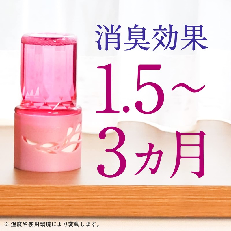 Sukki-ri! Premium Collection Rose & Floral Scent Deodorizer for Rooms,