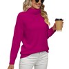 Jouica Women Casual Turtleneck Batwing Sleeve Chunky Oversized Ribbed Knit