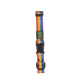 Bub's Collar Medium with Quick Release Collar Size of Dog Neck Circumference: 34 - 53 cm (Rainbow)