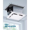 DEWENWILS 2-in-1 Bathroom Exhaust Fan with Light, 32W 110CFM Bathroom