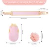 Exfoliating Glove and Back Scrubber for Shower - 3-Piece Exfoliating