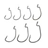 eeldog Offset Hooks Set for Bass Worm Soft Lures (1/0,