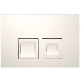 Geberit Delta50 115135111 Actuator Plate for 2 Flushes of Different Powers White