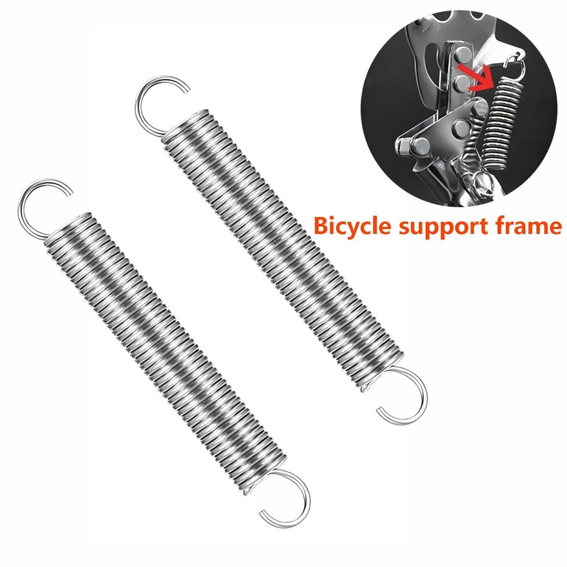 Qrity 2 PCS Stainless Steel Hook Terminal Compression Springs, Wire