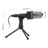 Vvikizy Condenser Microphone, Studio Microphone Set, Omnidirectional Microphone with Tripod