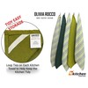 Olivia Rocco 5 Pack Striped Kitchen Tea Towels Cotton Super