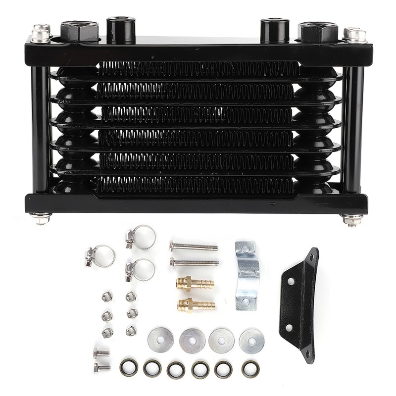 Engine Oil Cooler Universal Cooling Radiator Fit for Monkey Car