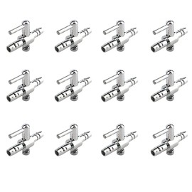 bnafes Aquarium Fish Tank Air Flow Control Lever Pump Single Way Valve, 12pcs