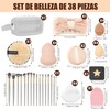 38 Piezas Makeup Brush Set, Brochas de Maquillaje Profesional, Herramientas