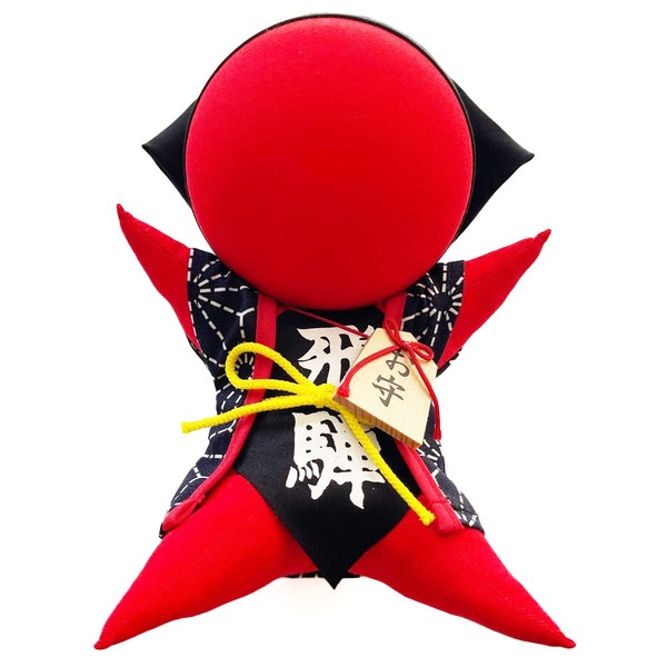 [Ohanamoana] [Temmangu Shrine Prayer] Sarubobo with Ample Bills Included, Large Amulet, Wooden Tag, Childhood, Safe Delivery, Feng Shui Gift, Pregnancy Amulet