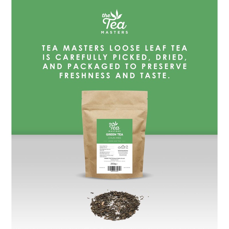 The Tea Masters Loose Leaf Tea - 250g Premium Chun