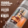 Ceshu Portable Coffee Machine w/ 2 Rechargeable Batteries, 8 Cups,