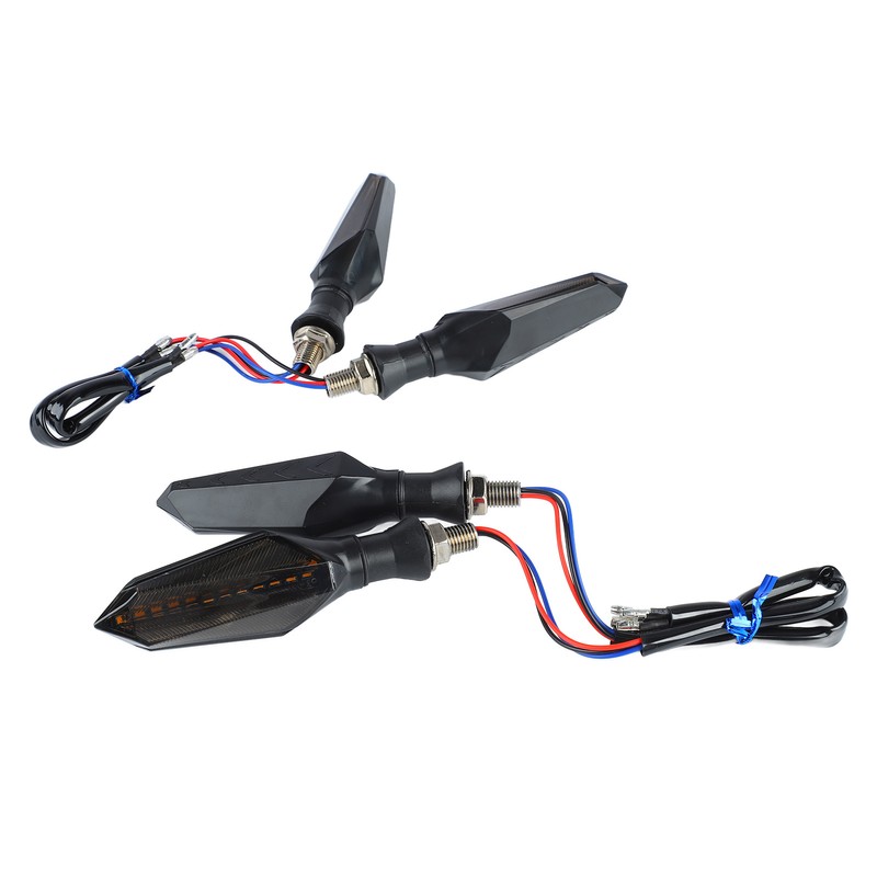 4Pcs Motorcycle Turn Signal Light 12LED 12V Universal Sequential Indicator